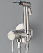 ULA Portable Bidet Sprayer Set Black Stainless Steel Toilet Bathroom Shower Head