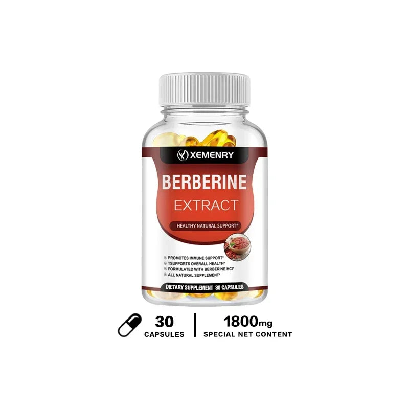 Berberine Capsules for Bone, Cardiovascular Health, Enhance Immunity