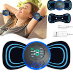 EMS Neck Stretcher Patch Back Massager Sticker Muscle Stimulation Neck Body Pain Relief