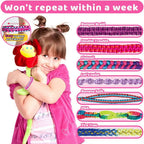 Friendship Bracelet Making Kit for Girls DIY Craft Birthday Christmas Gifts Travel Activities