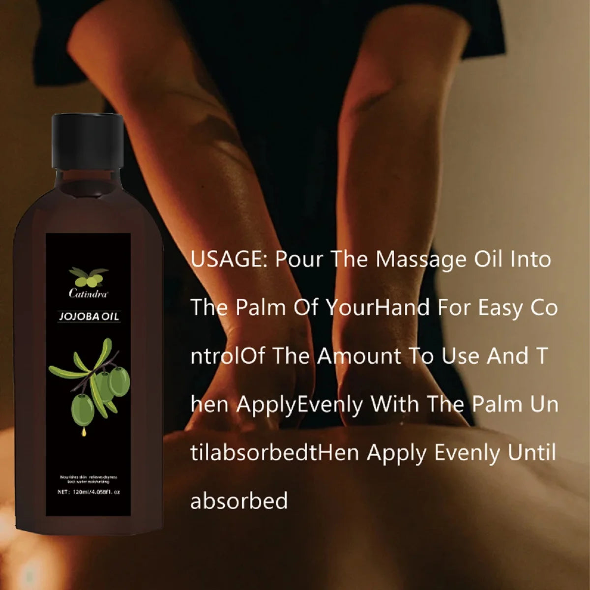 120ml Jojoba Oil Firm Skin Moisturizing Massage Natural Organic