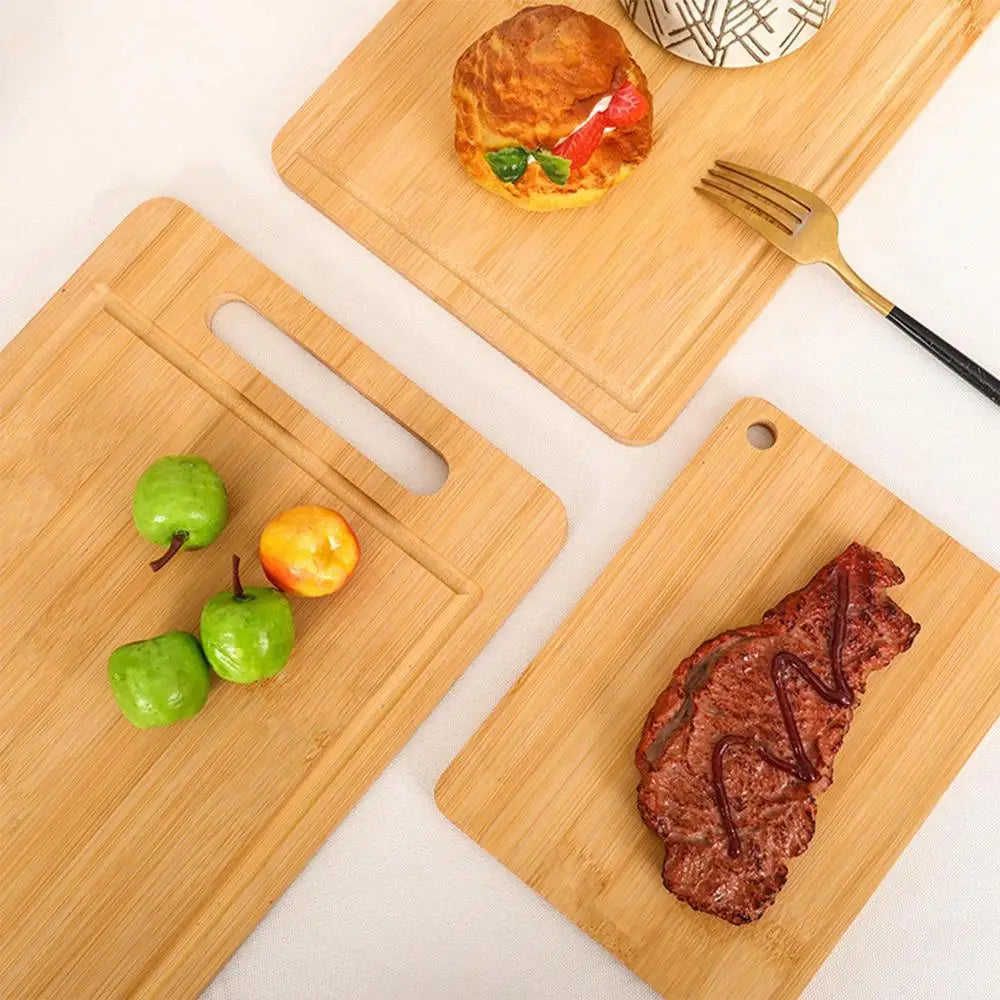 Wooden Cutting Board For Meat Bamboo Fruit Vegetables Chopping Panel