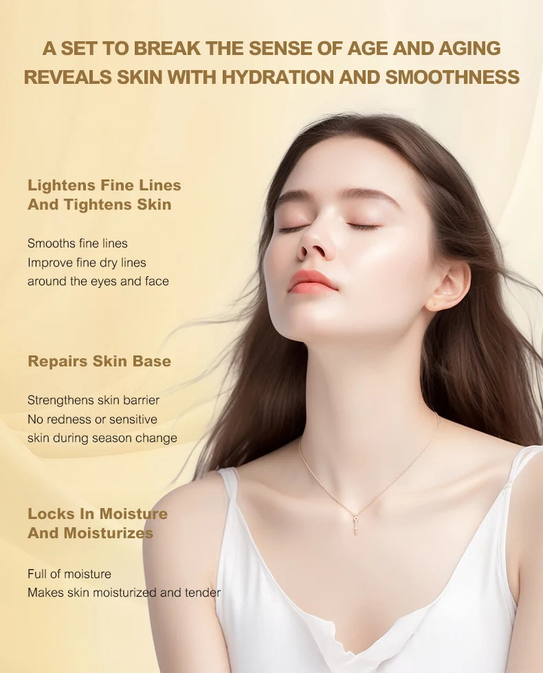 OKADY Skin Care Set Anti Aging 10-piece