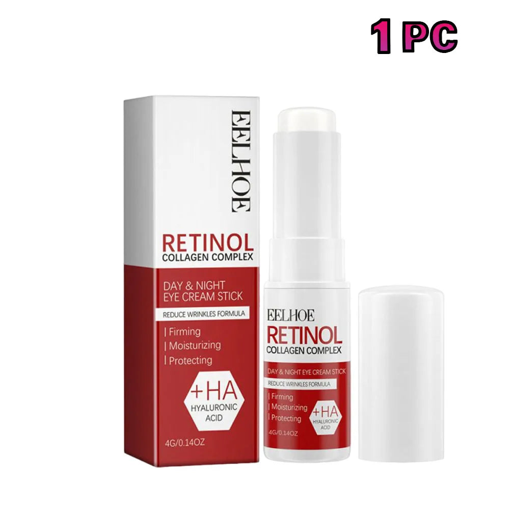 Retinol Eye Cream Stick Anti Aging Fade Dark Circles Under the Eyes Remove Eye Bags Moisturizing Firming Skin Care