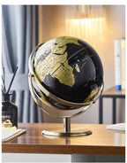 Retro World Globe Learning Map Kids Study Desk Geography Education