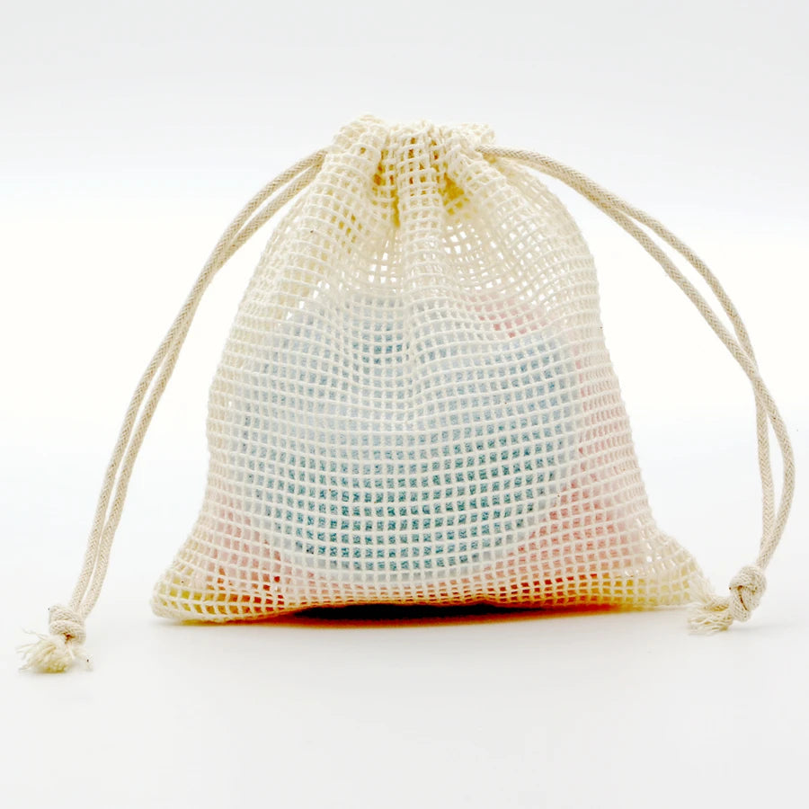 12PC Reusable Round Cotton Pads Makeup Remover Washable Round Bamboo Nursing