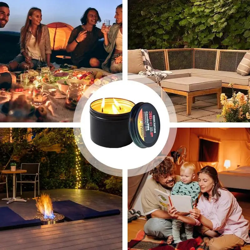 Emergency Candles for Household Disaster Long Burning Waterproof Windproof Camping