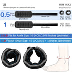 1 Pair Ankle Wrist Weights for Men and Women (0.25kg/0.5kg Each Pack) with Adjustable Strap