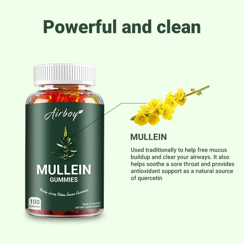 Mullein Gummies - Supports Respiratory Health