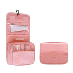 Travel Makeup Bag Waterproof Toiletries Organizer Hook Wash Storage