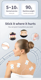 Multi-functional 6 Modes Tens Unit Machine Electro stimulator Digital Massager