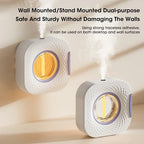 Smart Aroma Diffuser Air Purifier Digital Display Essential Oils 4 Gears Wall Mount Tabletop USB Charging