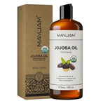 MAYJAM USDA Organic Jojoba Oil Moisturizing for Face, Hair, Skin & Nails