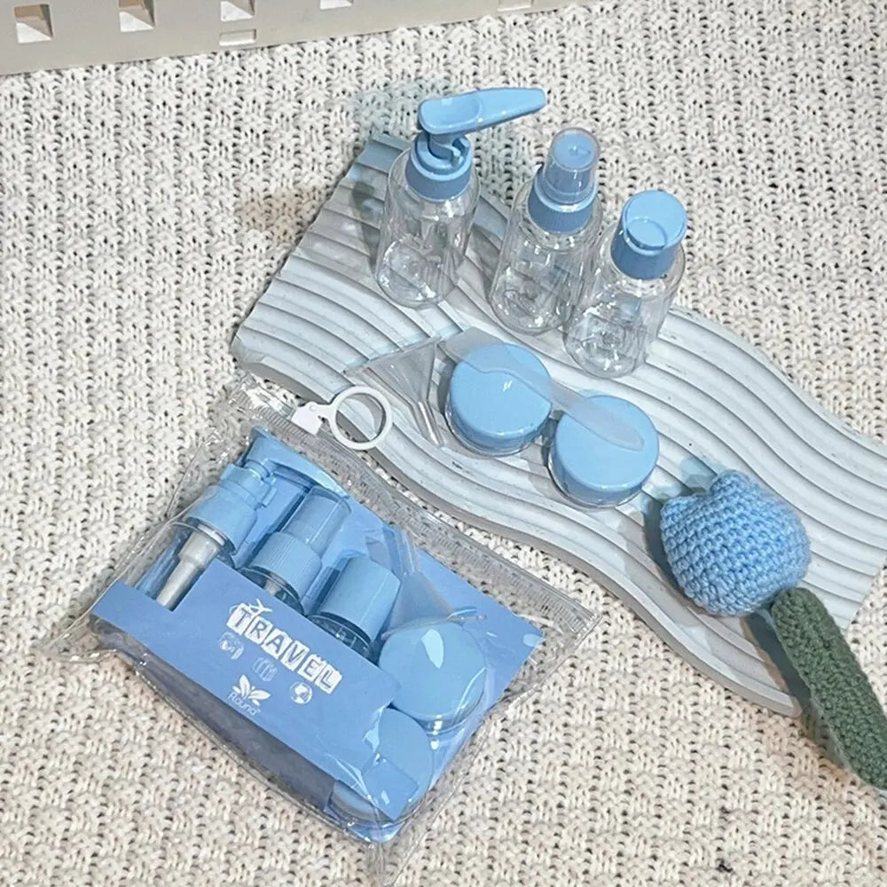 Travel Bottles Kit Leak Proof Toiletry Containers Clear For Lotion Shampoo Cream