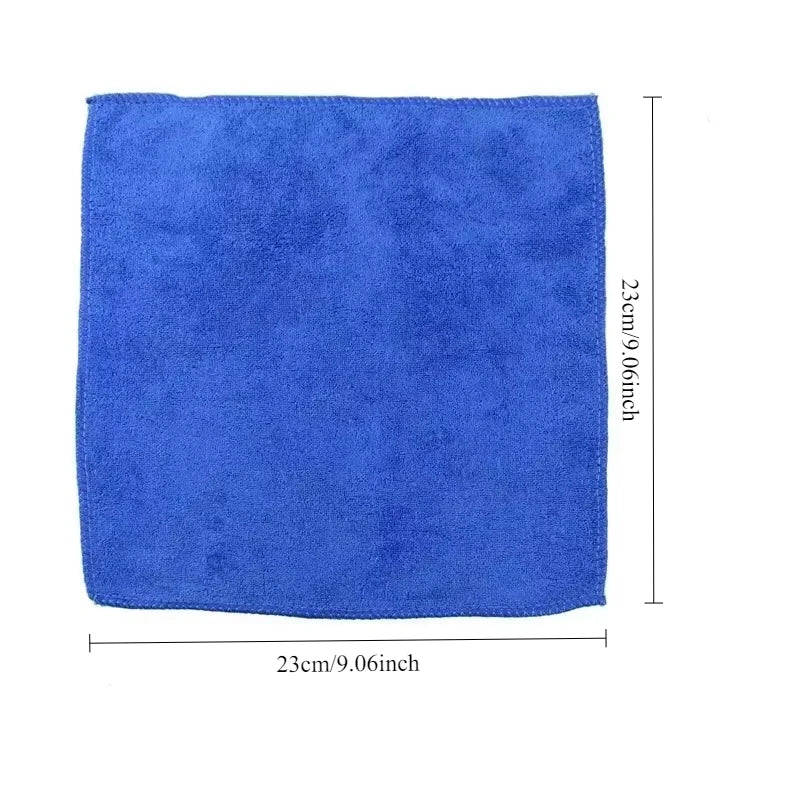 1-20Pcs Microfiber Towels Car Wash Drying Cloth Household Cleaning Cloths Polishing Cloth