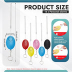 120dB Safe Sound Alarm Self-defense Keychain Emergency Attack Protect Alert Personal Safety Alarm Keychain