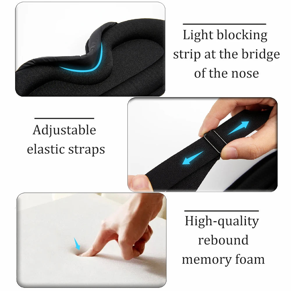 3D Sleeping Mask Block Out Light