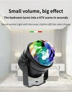 Ocean Wave Projector Light 16 Colors Glow Lamp Home Office Bar Restaurant Night Light