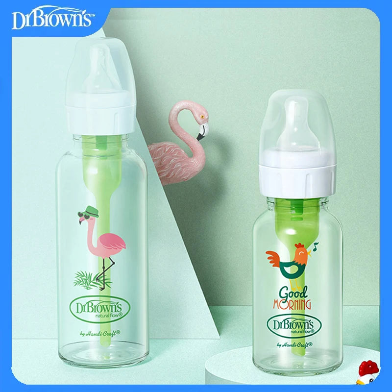 Dr. Brown's Newborn Baby Bottle With Valve Anti-Colic Glass Hare-Lip Babies