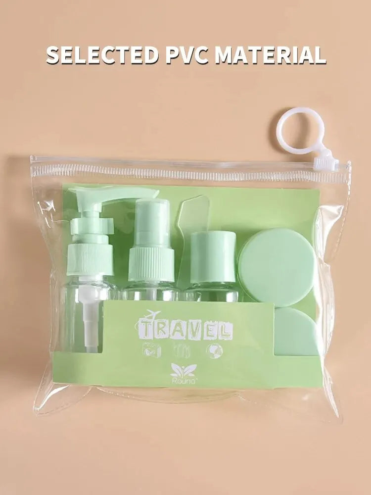 Travel Bottles Kit Leak Proof Toiletry Containers Clear For Lotion Shampoo Cream