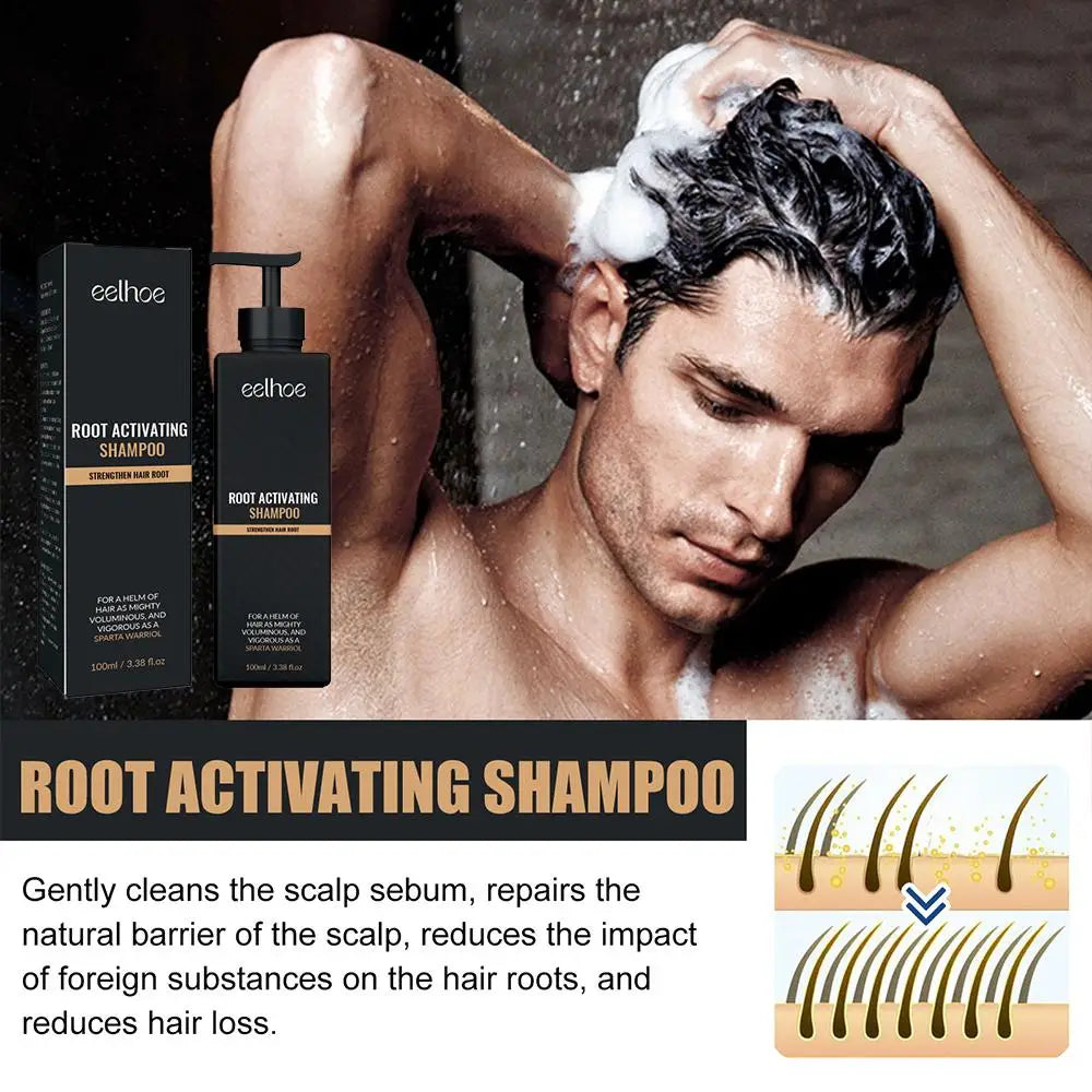 Anti Baldness Shampoo Thickening Root Activator Nourish Regrowth for Thinning Hair & Hair Loss