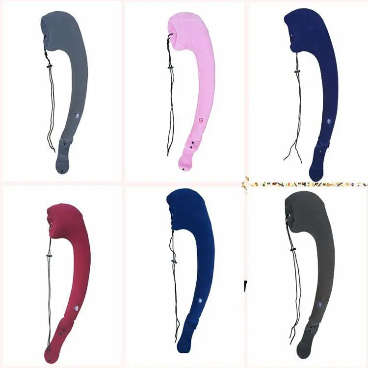 Travel Pillow Sleeping Sitting in Cars Planes Trains Side Sleeping Neck Inflatable