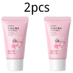 Sakura Sunscreen Cream SPF50 Moisturizing UV Protect Face Body Lotion Oil Control Reduce Melanin