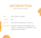 Vitamin C Facial Cleanser Moisturizing Foam Skin Care