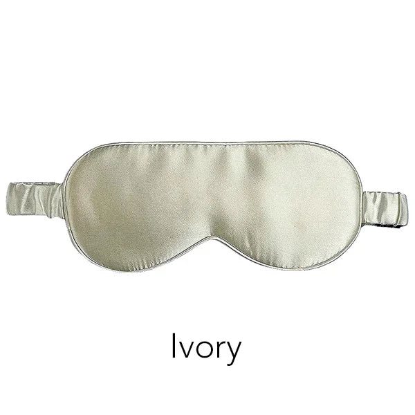 100% Mulberry Silk Sleep Mask Men Women Eye Cover Total Blackout Size 20 X 8.5cm