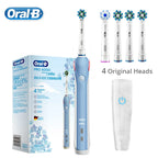 Oral B Electric Toothbrush Pro4000 Adult Rechargeable Electric Tooth Brush