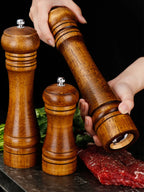 5" 8" 10"  Salt and Pepper Grinder Solid Wood with Strong Adjustable Ceramic Grinder Kitchen Tools