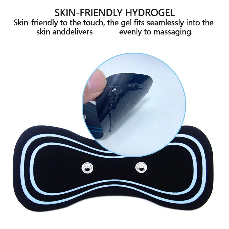 EMS Neck Stretcher Patch Back Massager Sticker Muscle Stimulation Neck Body Pain Relief