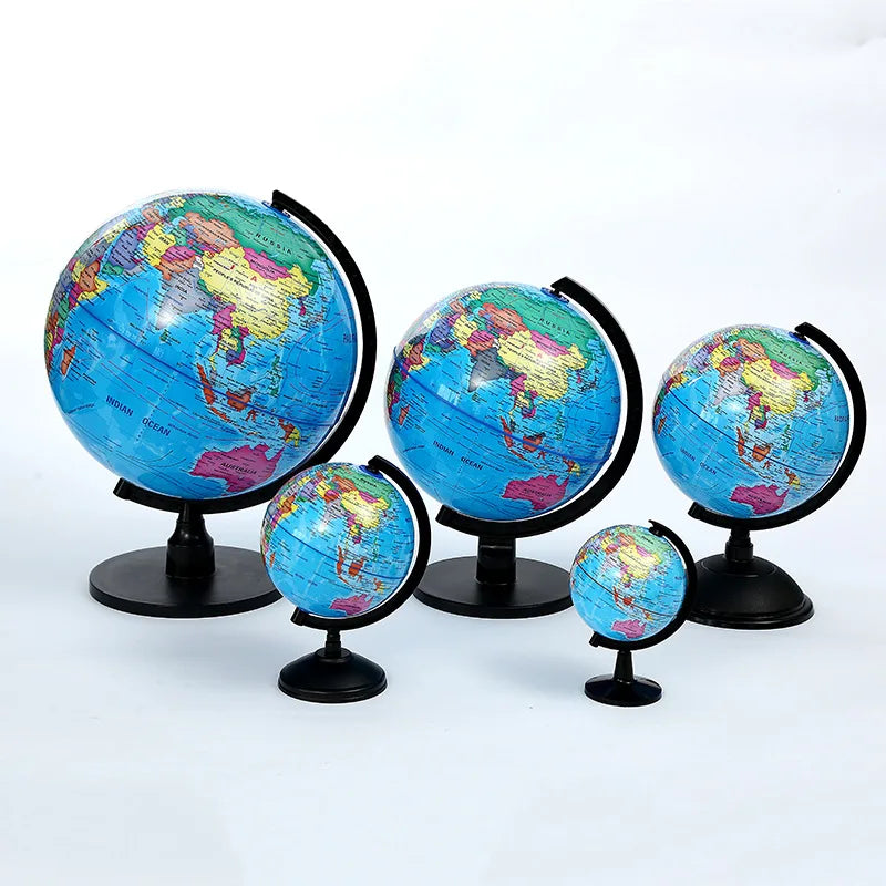 10.6cm Adults Children Discovery Learning Kids 6-12 World Map 360 Degree Ball Standard Teaching Globe English