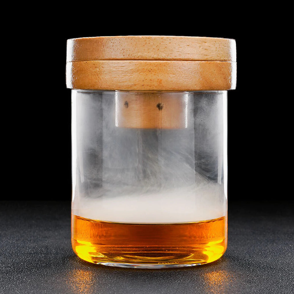 Cocktail Smoker Kit 4 Wood Chips Old Fashioned Whiskey Smoker Drink Accessories