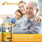 Vitamin D3 5000IU and 200 Mcg Vitamin K2 (MK-7) Capsules