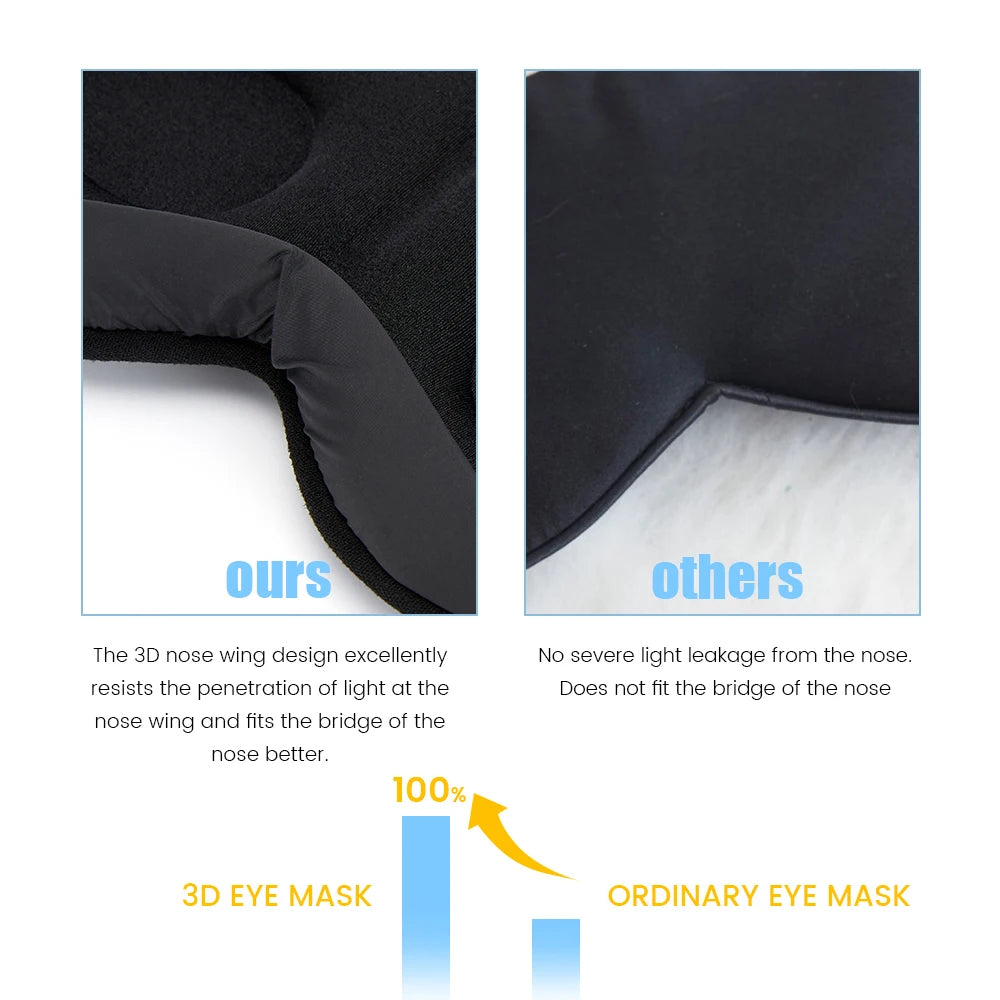 3D Sleeping Mask Block Out Light