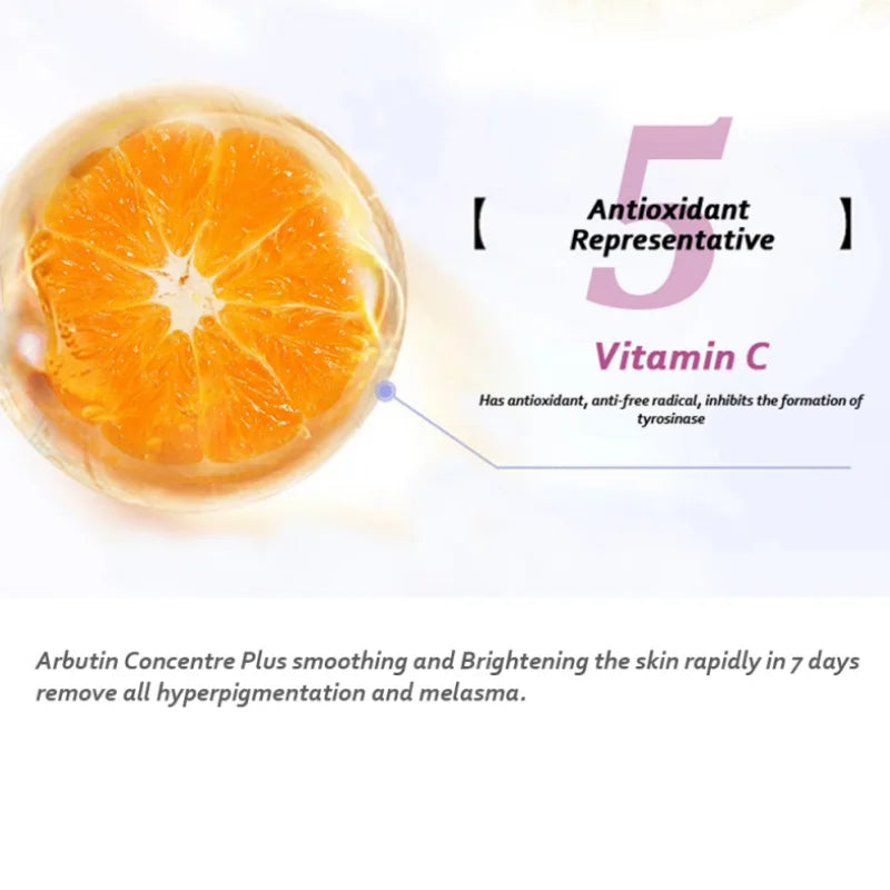 Alpha Arbutin Serum AHA 30% BHA 2% Keeps Face Smooth Brightening Moisturizing Improving Dullness Dark Skin