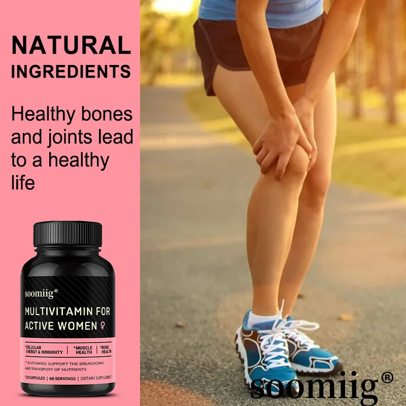 Women's Daily Multivitamin To Support Bone Health Cellular Energy Immune Health