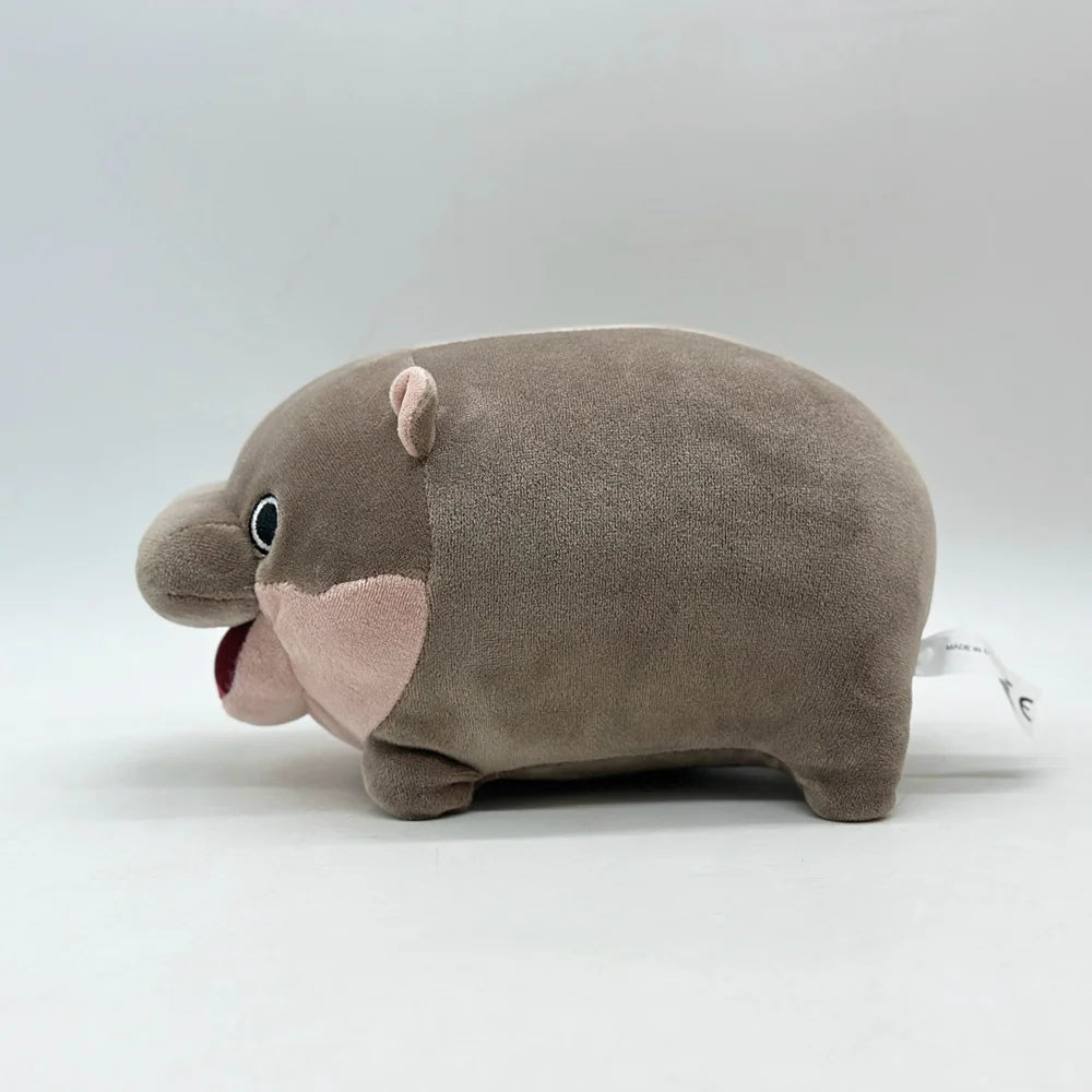 Moo Deng Plush Cute Cartoon Hippo Soft Stuffed Animal Pillow Back Cushion Kids Gift