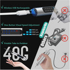 USB Customizer Professional Engraving Pen 30 Bits Engraver Tool For Metal Wood Glass Plastic Portable