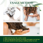 Olive Oil Hair Styling Mousse Long Lasting Reduces Frizz Prevents Breakage Maintains Curls