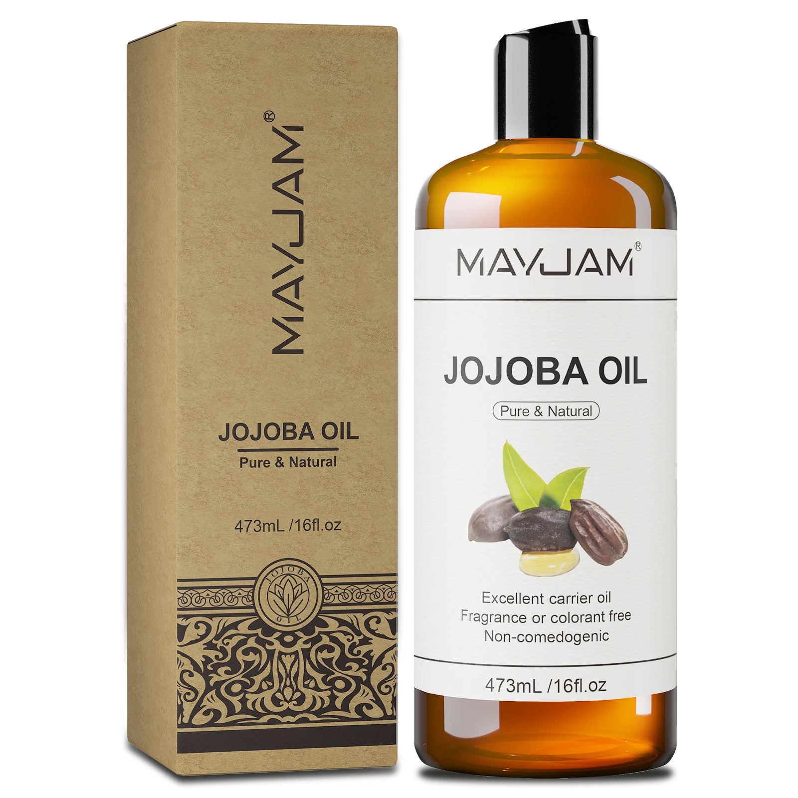 MAYJAM Jojoba Oils For Face, Hair, Skin & Nails
