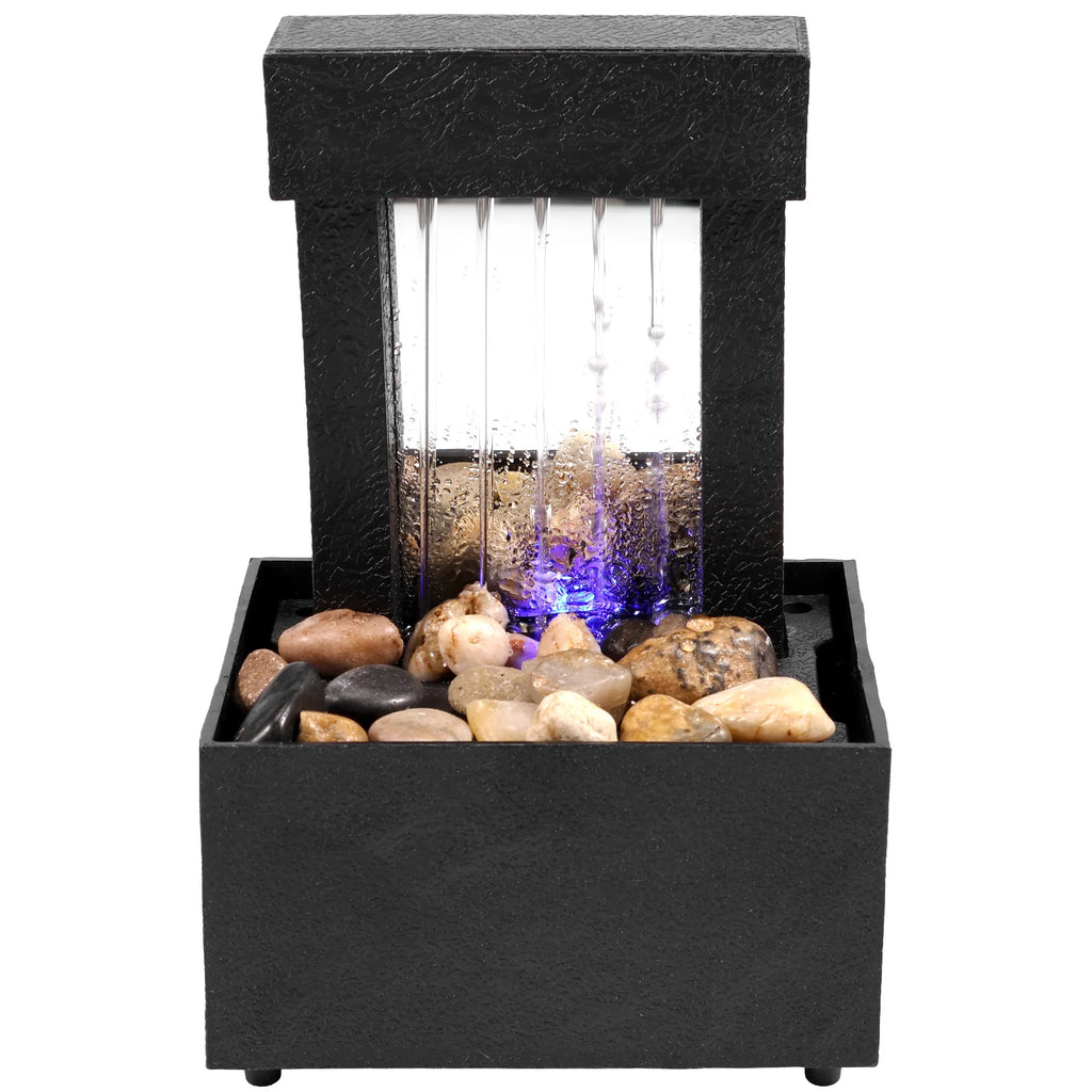 Desktop Waterfall Decoration Flowing Water Small Living Room Office Tabletop Fountain