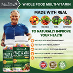Mulittea Natural Vegetable & Fruit Gummies Daily