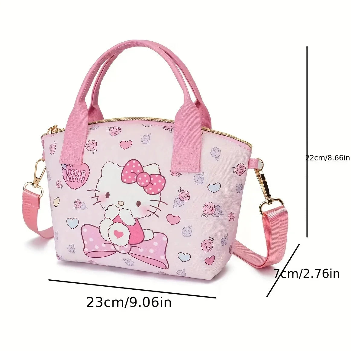 Lovely Sanrio Cinnamoroll Hello Kitty Tote Handbag Perfect Shoulder Bag