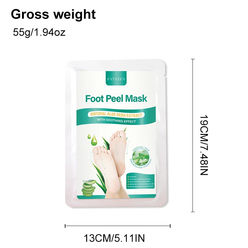 Aloe Foot Peel Mask For Dry Rough Cracked Feet
