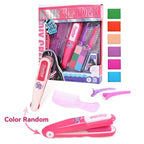 Color Hair Stick Set Washable Chalk Toy Temporary Bright Hair Dyeing Comb Children