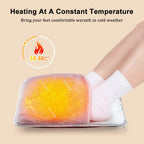 Foot Warmer Winter Electric Heating Pad Soft Flannel Washable Constant Temperature