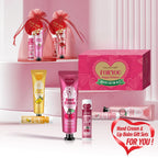 96pcs gift set hand cream and lip balm with thank you card and bag suitable for wedding ladies party