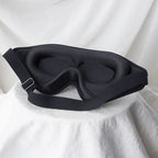 3D Sleep Mask Blindfold Soft Memory Foam 99% Blockout